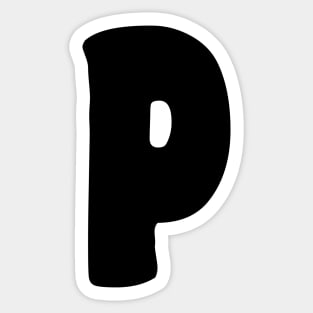 Letter P Sticker